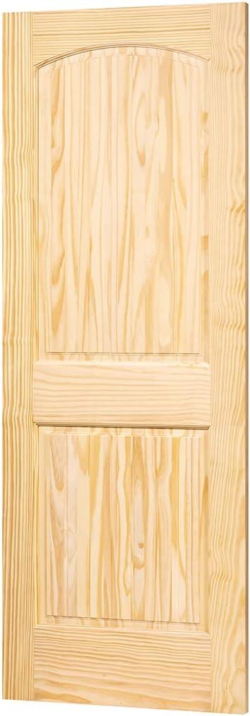 Paneled Solid Wood Unfinished Colonial Standard Door