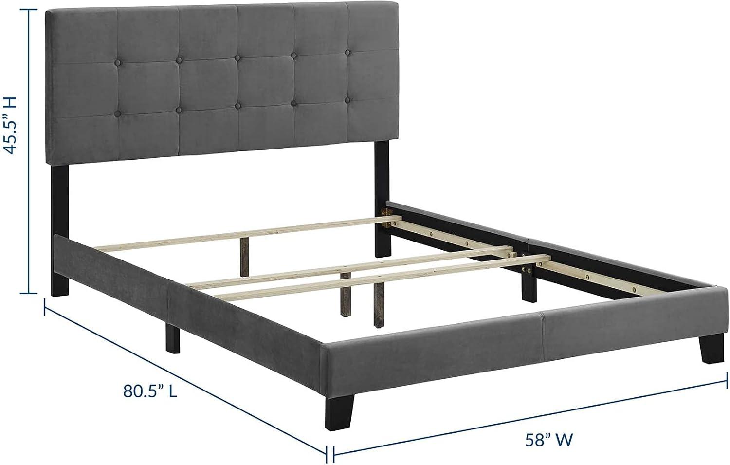 Modway Amira Full Performance Velvet Bed