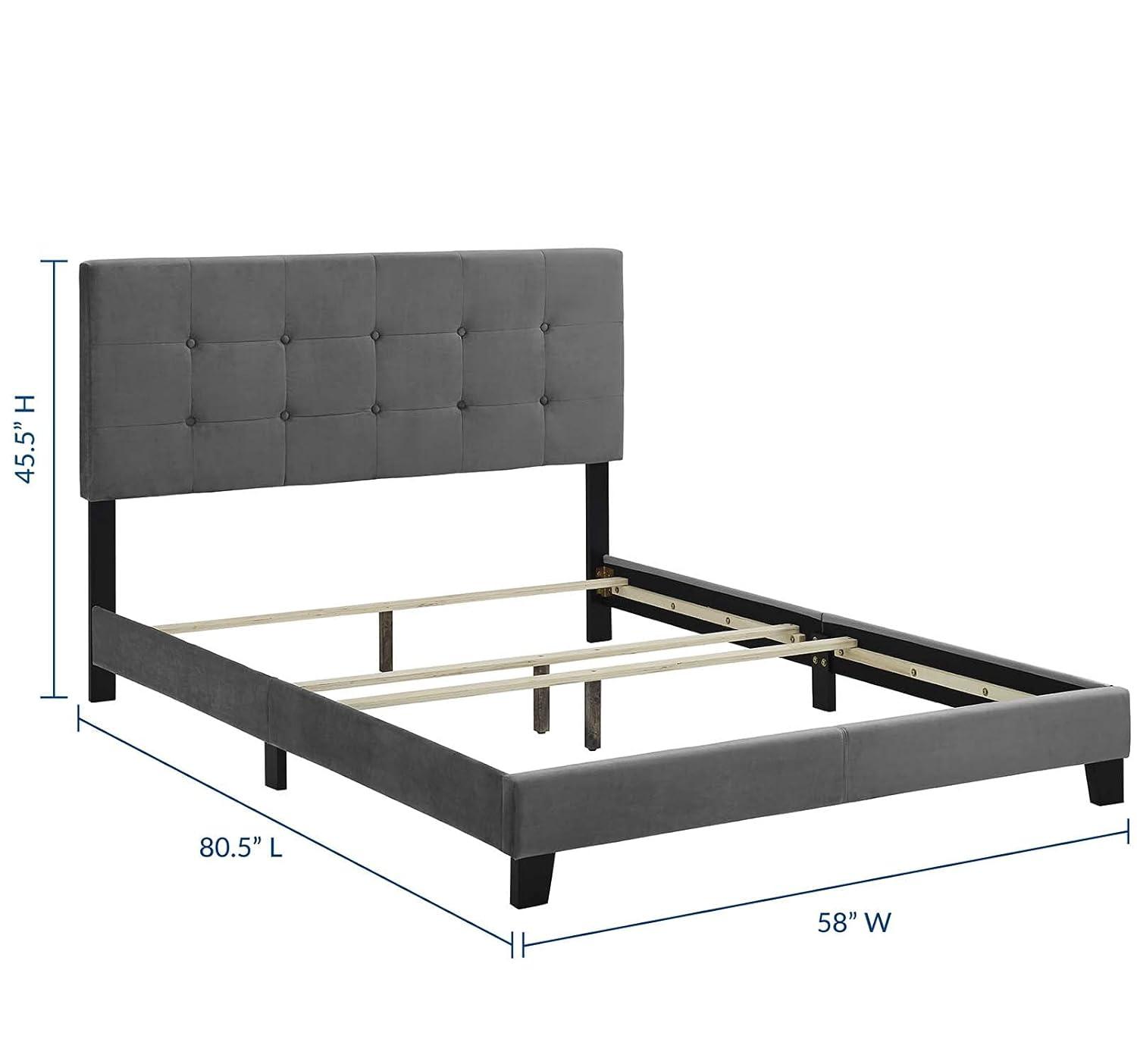 Modway Amira Full Performance Velvet Bed