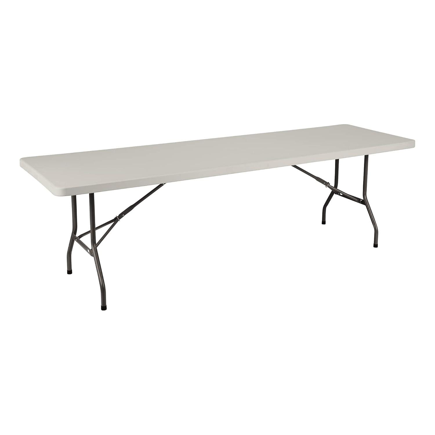 Rectangular Blow-Molded Plastic Indoor/Outdoor Folding Training Table