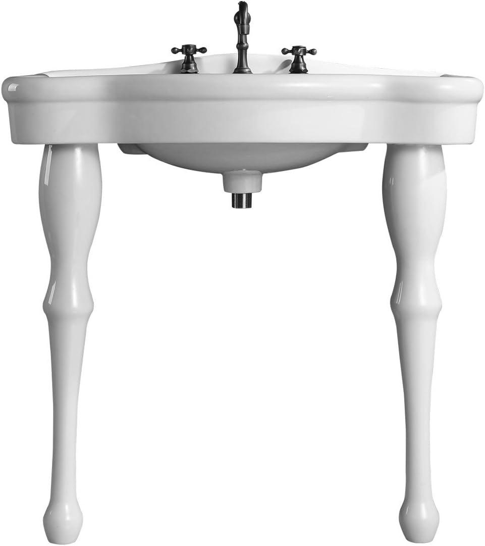 The Renovators Supply Inc. 19'' Gloss Specialty Bathroom Sink with Overflow