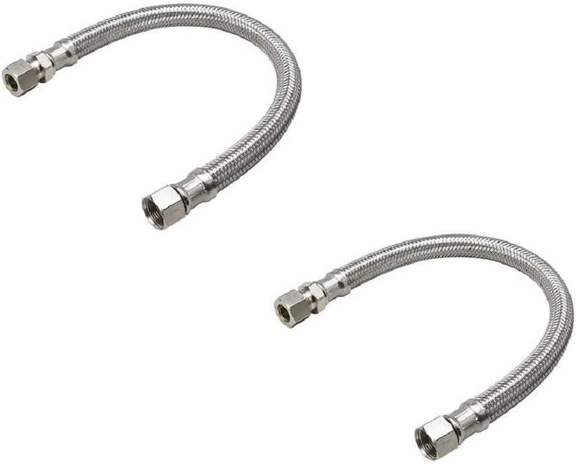 20" Stainless Steel Braided Faucet Connector Line Extension