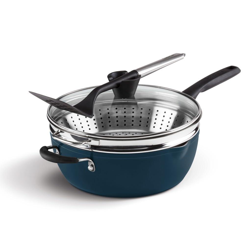 Cuisinart Cuisinart Preferred Pan 4 Piece Set (4.5 Qt. Multi-Purpose Pan with Cover, Steamer, Slotted Turner)