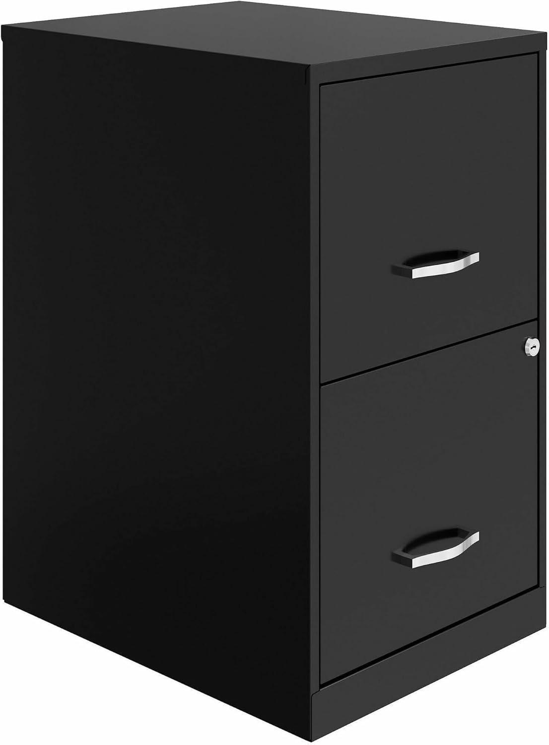 Lorell Soho 14.3'' Wide 2 -Drawer Steel File Cabinet