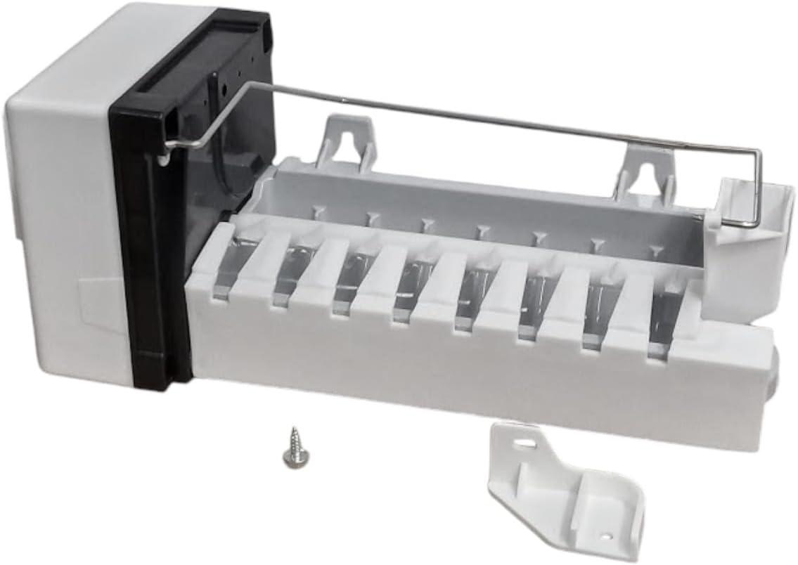 White and Black Electric Ice Maker Replacement for Whirlpool Refrigerators