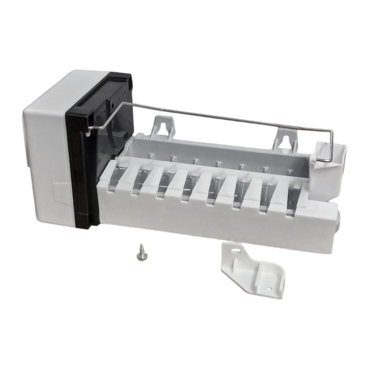 White and Black Electric Ice Maker Replacement for Whirlpool Refrigerators
