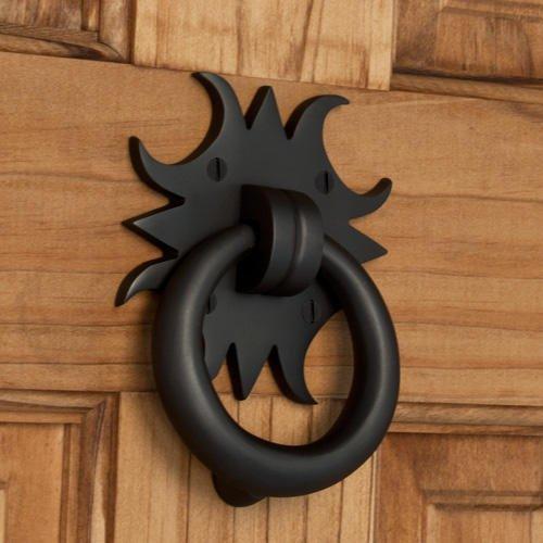 Sun Design Brushed Nickel Solid Brass Door Knocker