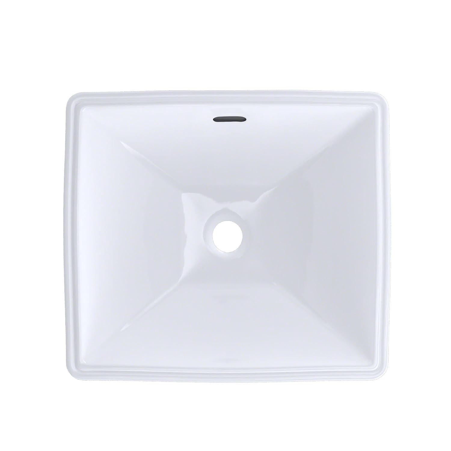 Legato™ Vitreous China Rectangular Undermount Bathroom Sink with Overflow