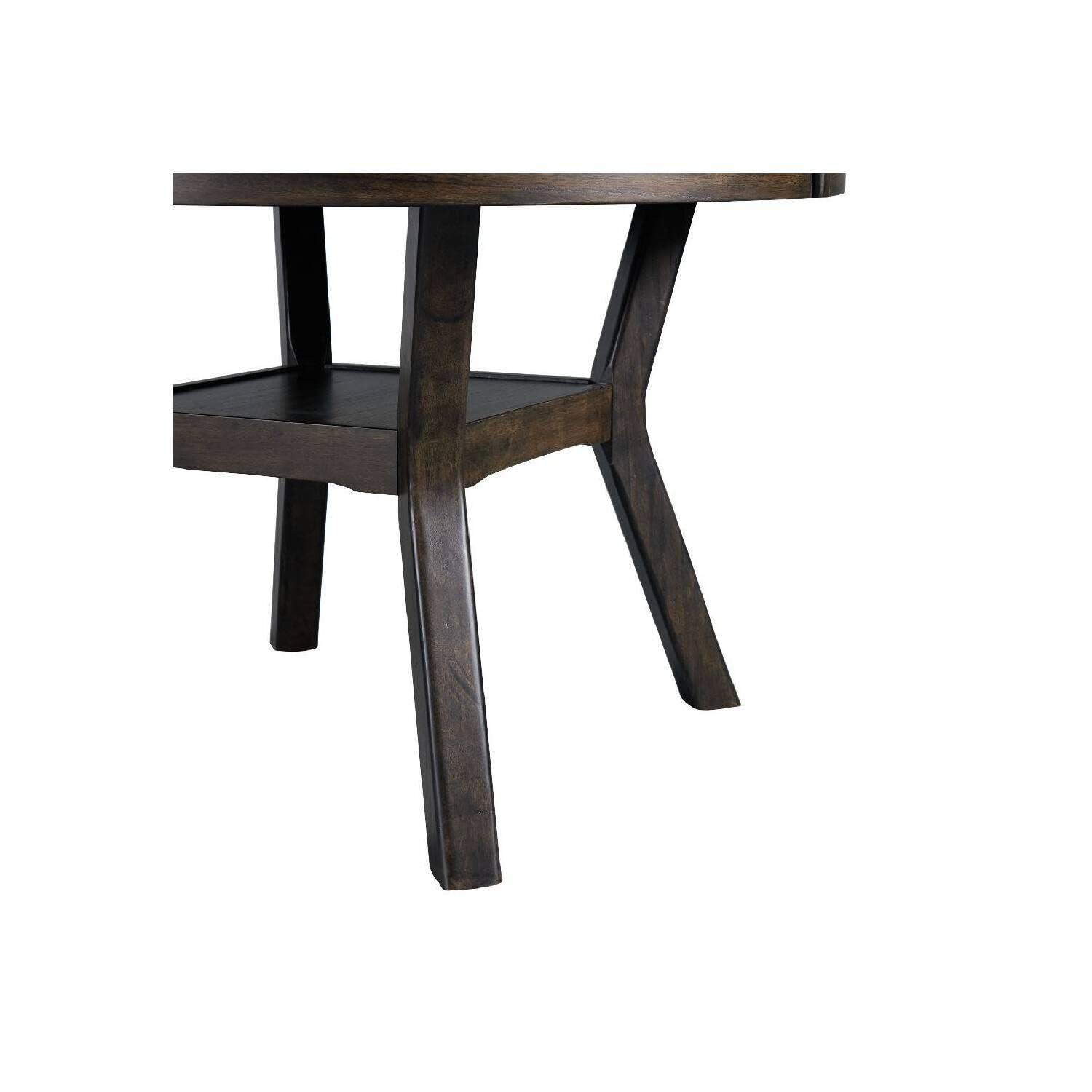 Taylor Standard Height Dining Table Walnut - Picket House Furnishings: Modern Style, 4-Seater, MDF & Acacia Frame