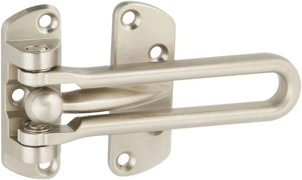 National Hardware N335-984 Door Security Guard, Satin Nickel, V804