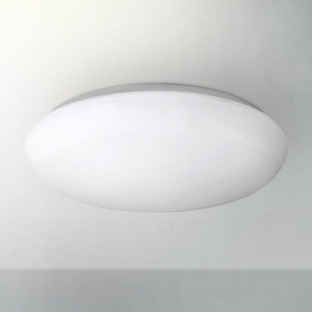 Transitional 19" White Dome LED Ceiling Light for Indoor Use