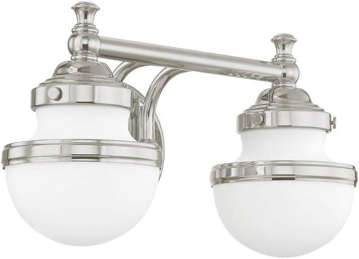 Livex Lighting Oldwick 2 - Light Vanity in  Polished Chrome