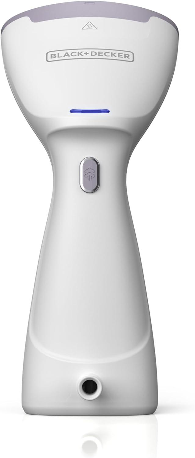 BLACK+DECKER BLACK+DECKER Compact Handheld Steamer, HGS012P, 25-Second Heat Up, 1000 Watts, Removes Wrinkles From Fabrics, Clothing And Upholstery
