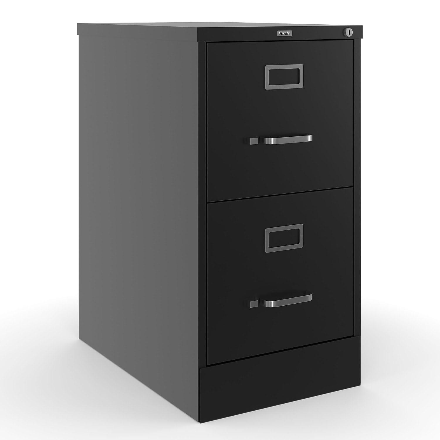 STAPLES 2-Drawer Vertical File Cabinet, Letter Size Documents, Lockable, 26.5" D x 15" W x 28.39" H, Putty/Beige