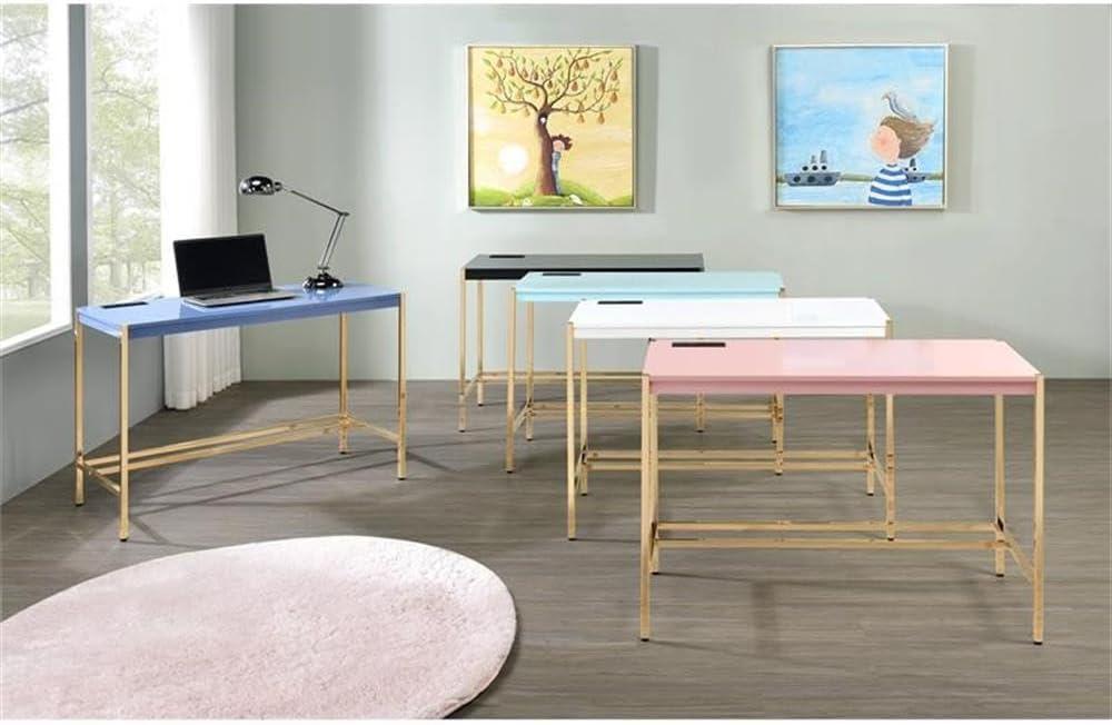Metal Base Writing Desk