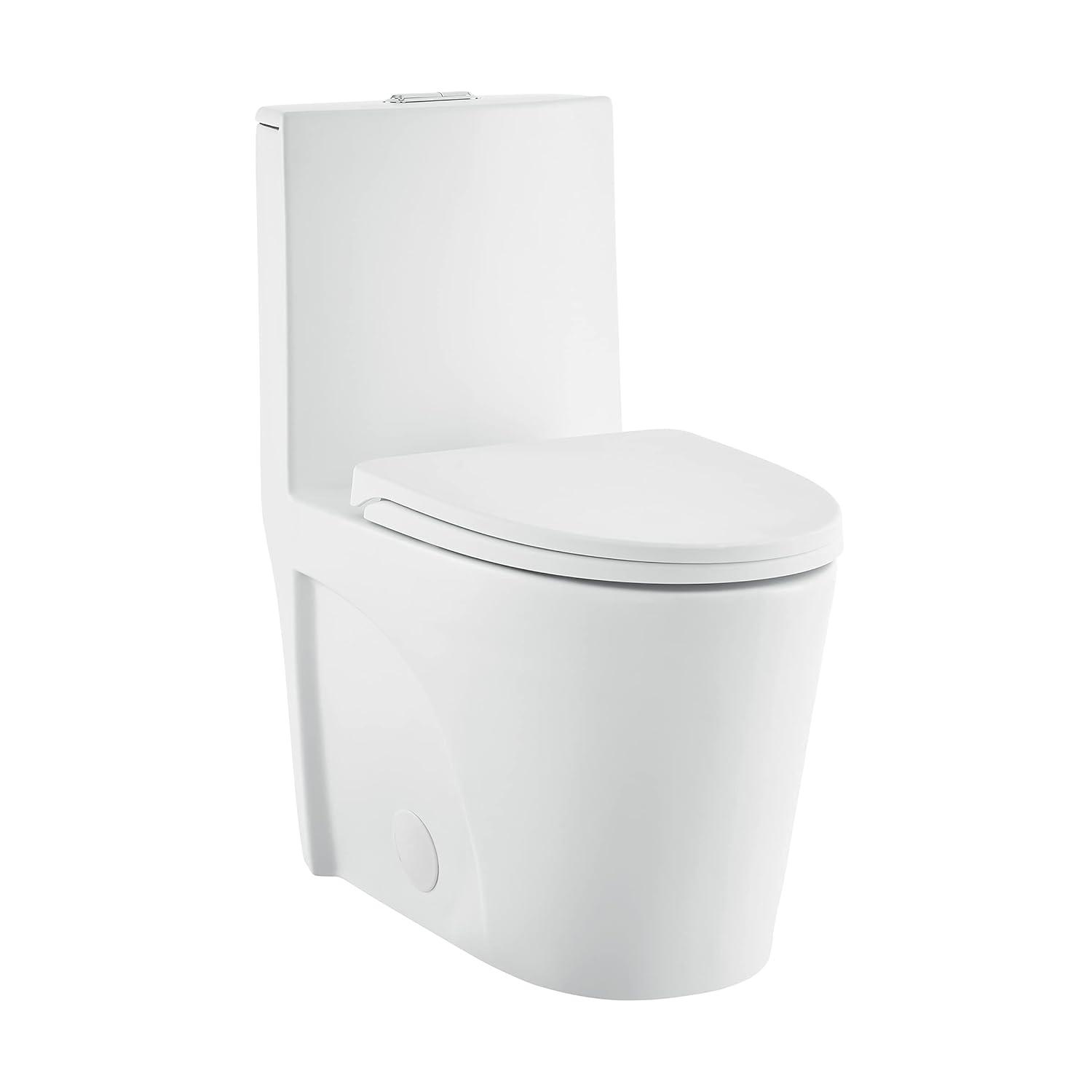 Swiss Madison St. Tropez One Piece Elongated Toilet Dual Vortex Flush 1.6 GPF SM-1T254