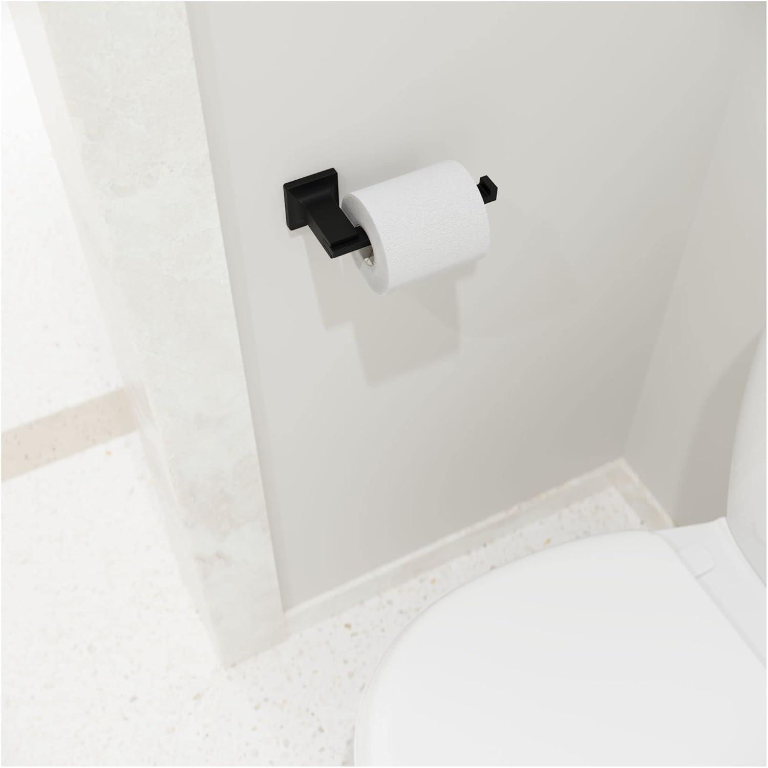 Pfister Bph-Vrvs Verve Wall Mounted Euro Toilet Paper Holder - Black