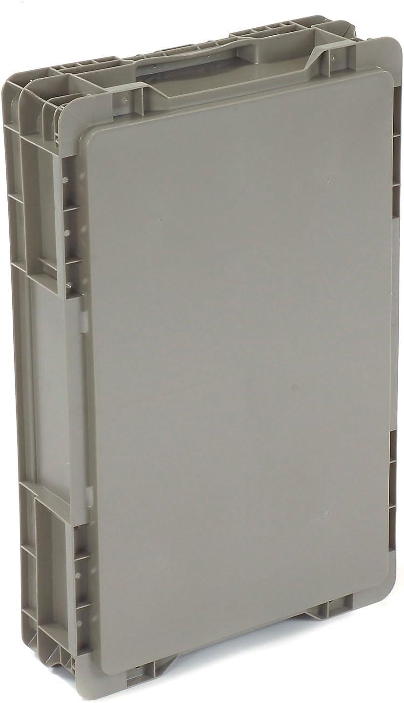 Quantum Storage Systems Stacker Straight Wall Container, 24"L X 15"W X 5"H, Up To 175 Lbs.