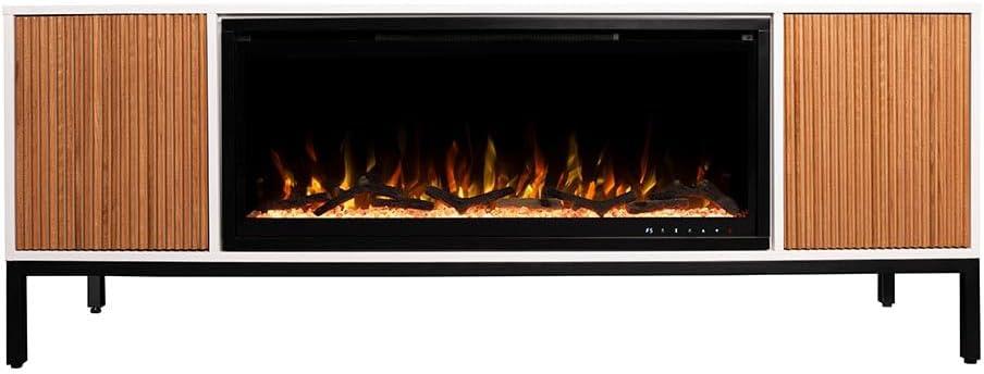 Modern Ember Emory Smart Electric Fireplace Tv Stand | 42” Firebox Heater | With Wi-fi App