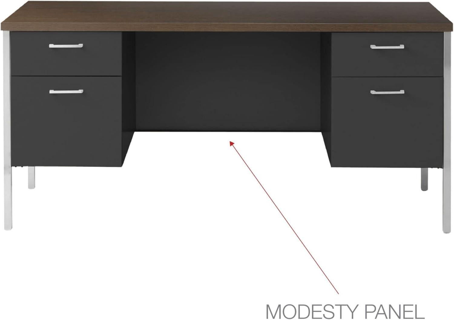 Double Pedestal Steel Credenza