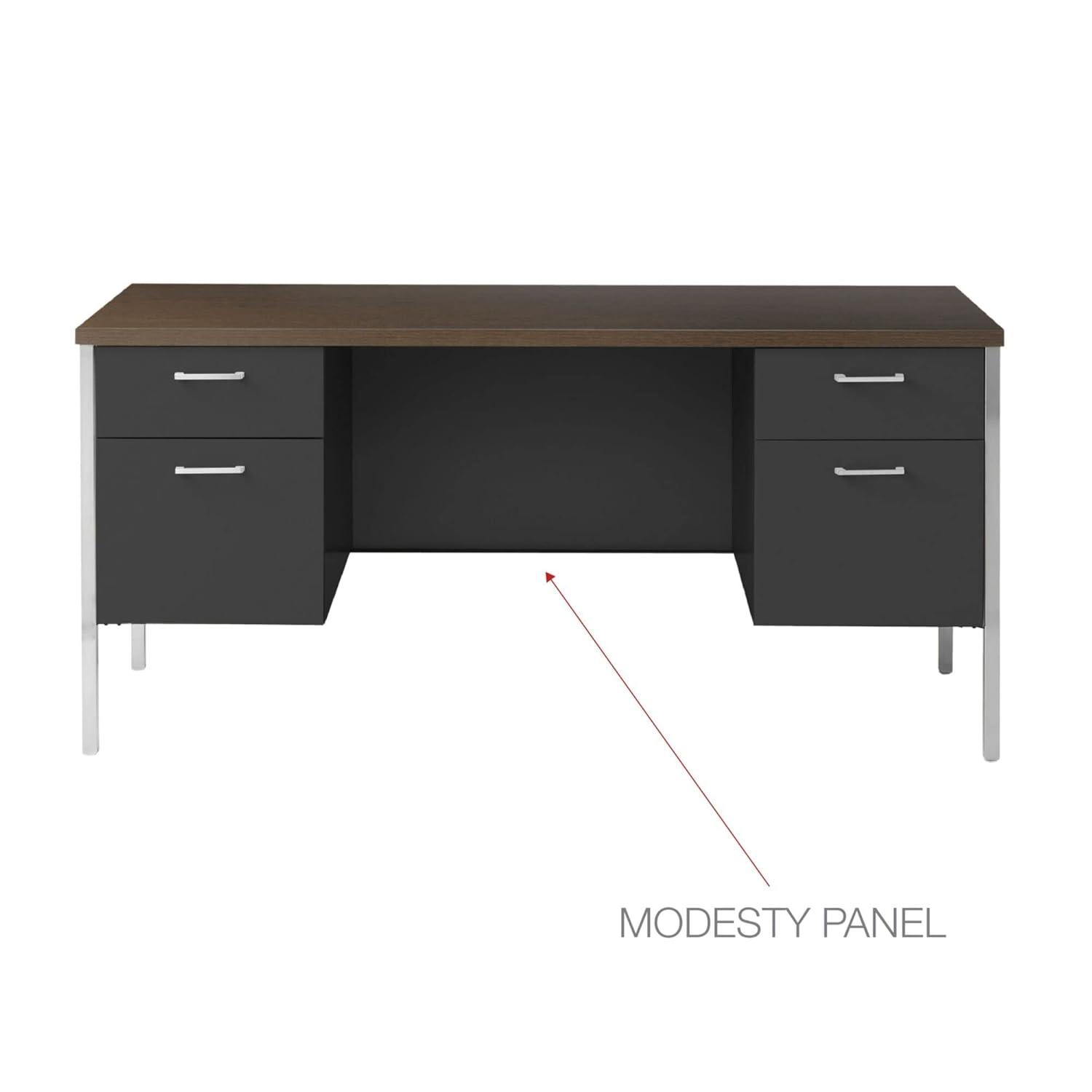Double Pedestal Steel Credenza
