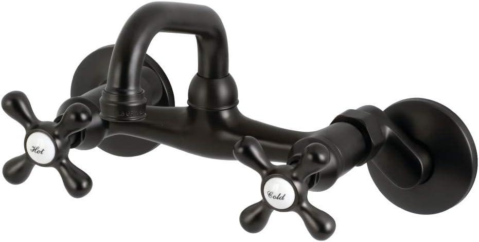 Kingston Brass Kingston Two-Handle 2-Hole Wall Mount Bar Faucet