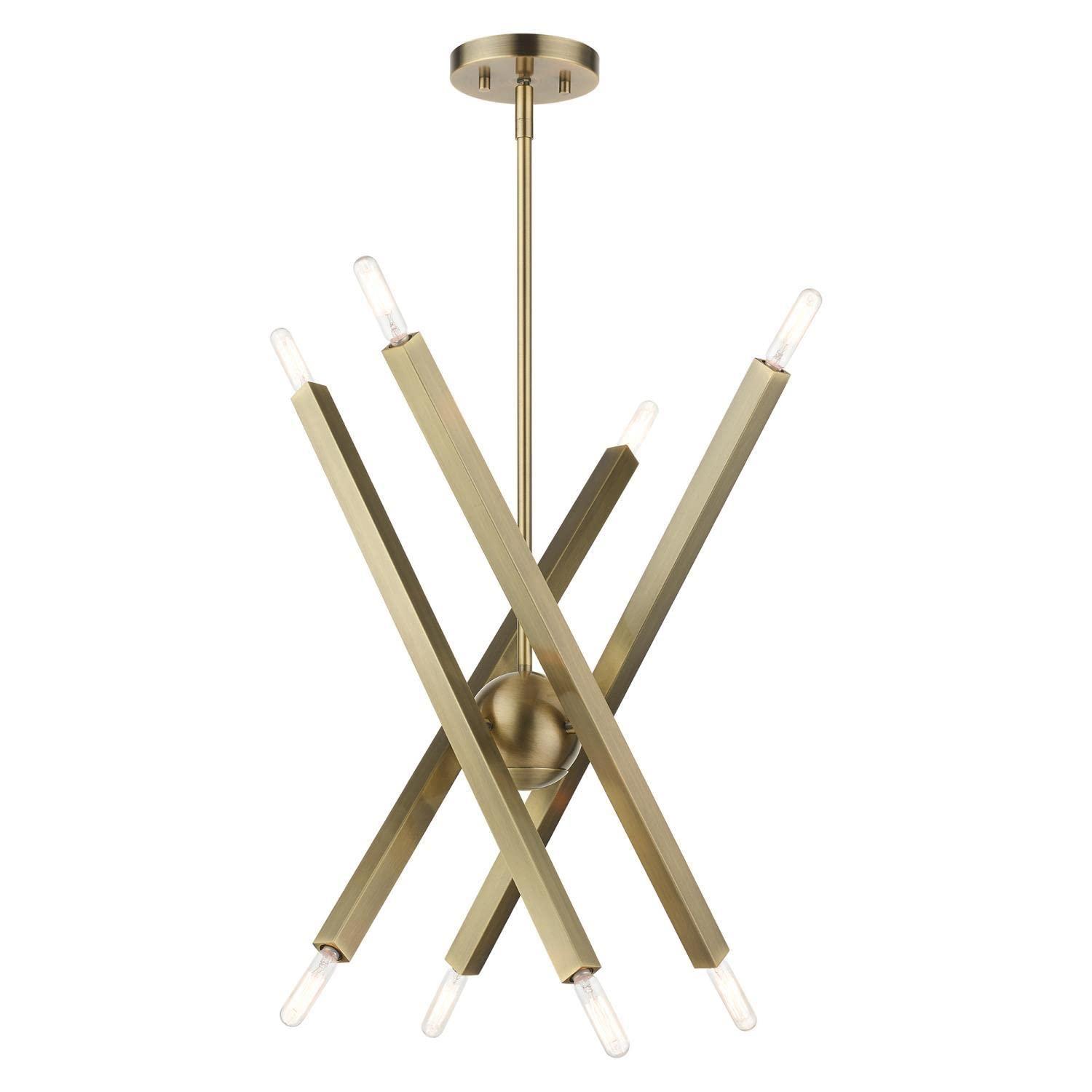 Mercury Row® Lydia 8 - Light Dimmable Modern Linear Chandelier