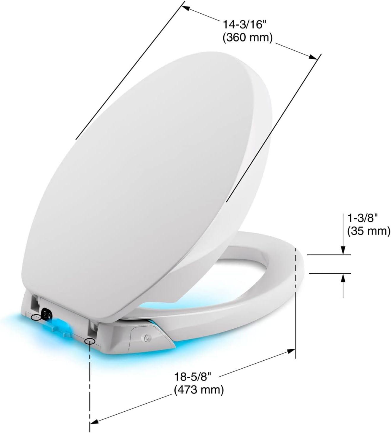 Purefresh™ Deodorizing Elongated Toilet Seat with LED Nightlight