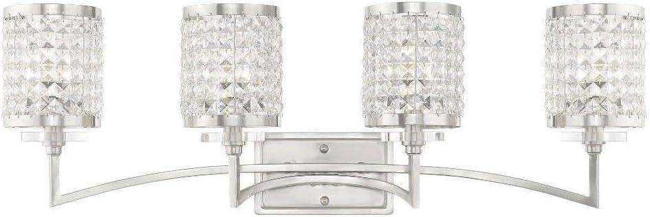 Livex Lighting Grammercy 4 - Light Vanity in  Brushed Nickel