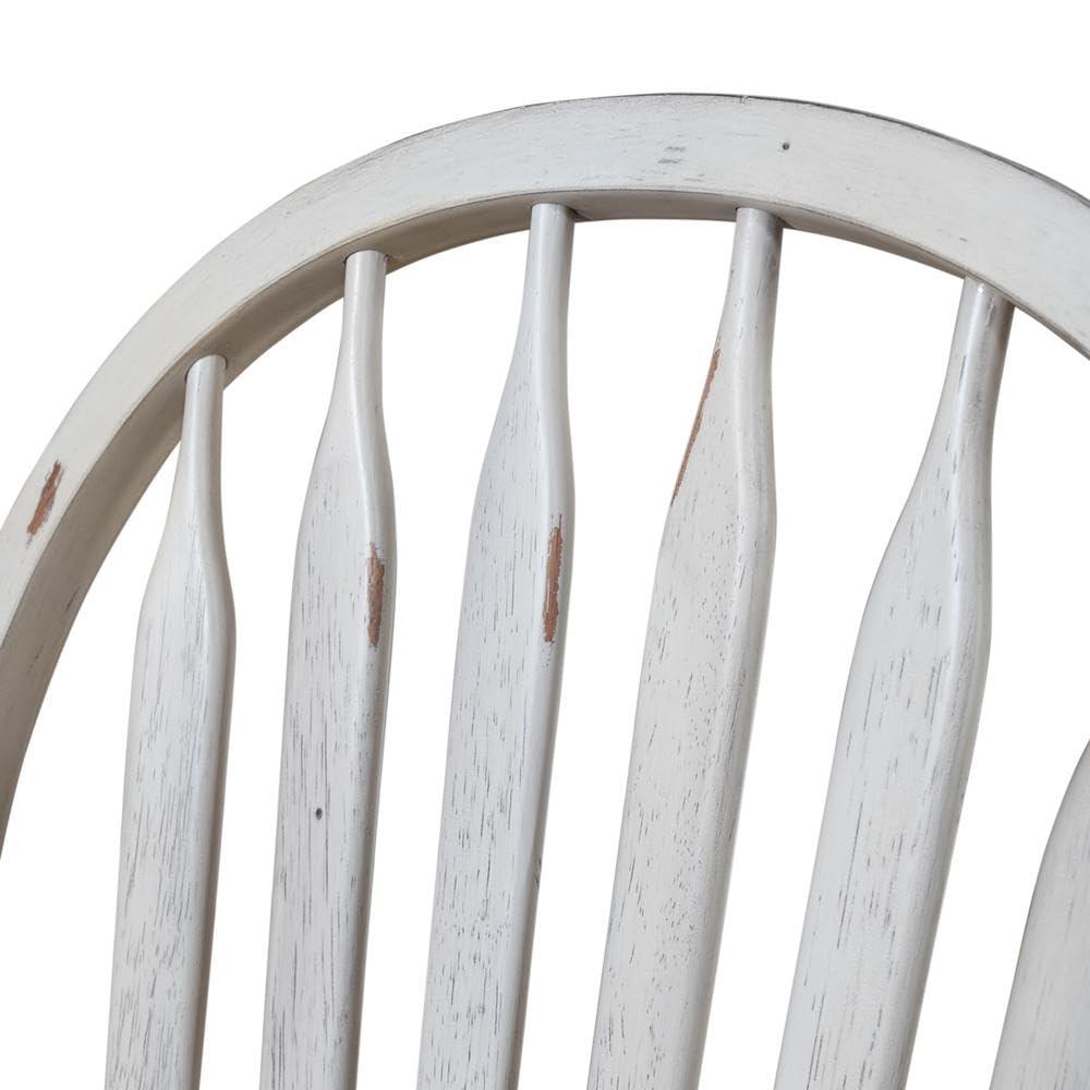 Carolina Crossing Windsor Side Chair- White- Set of 2