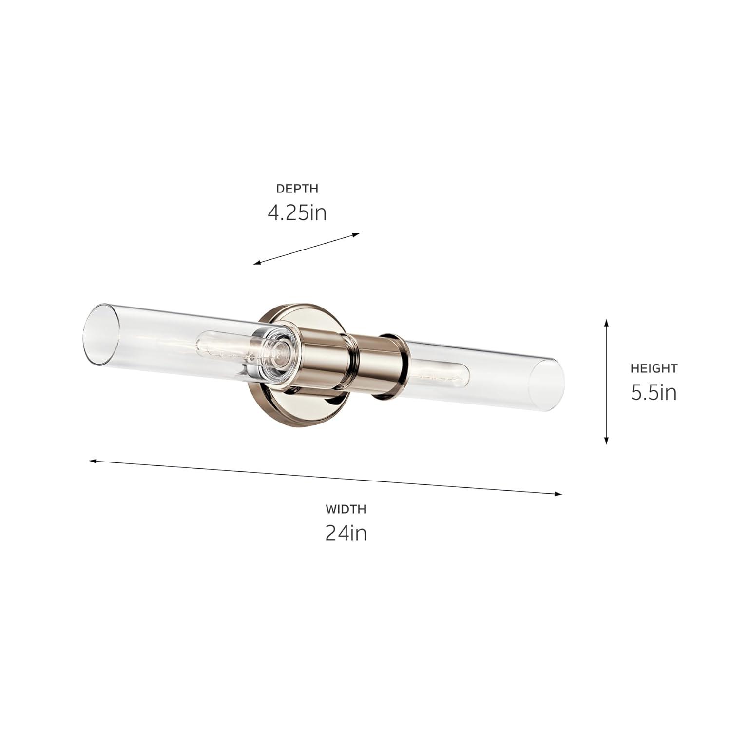 Kichler Lighting Aviv 2 - Light Sconce in Polished Nickel