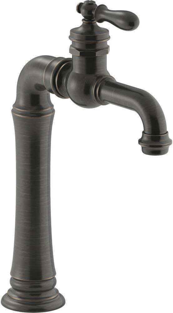 Artifacts Vintage Oil-Rubbed Bronze Single-Handle Bathroom Sink Faucet