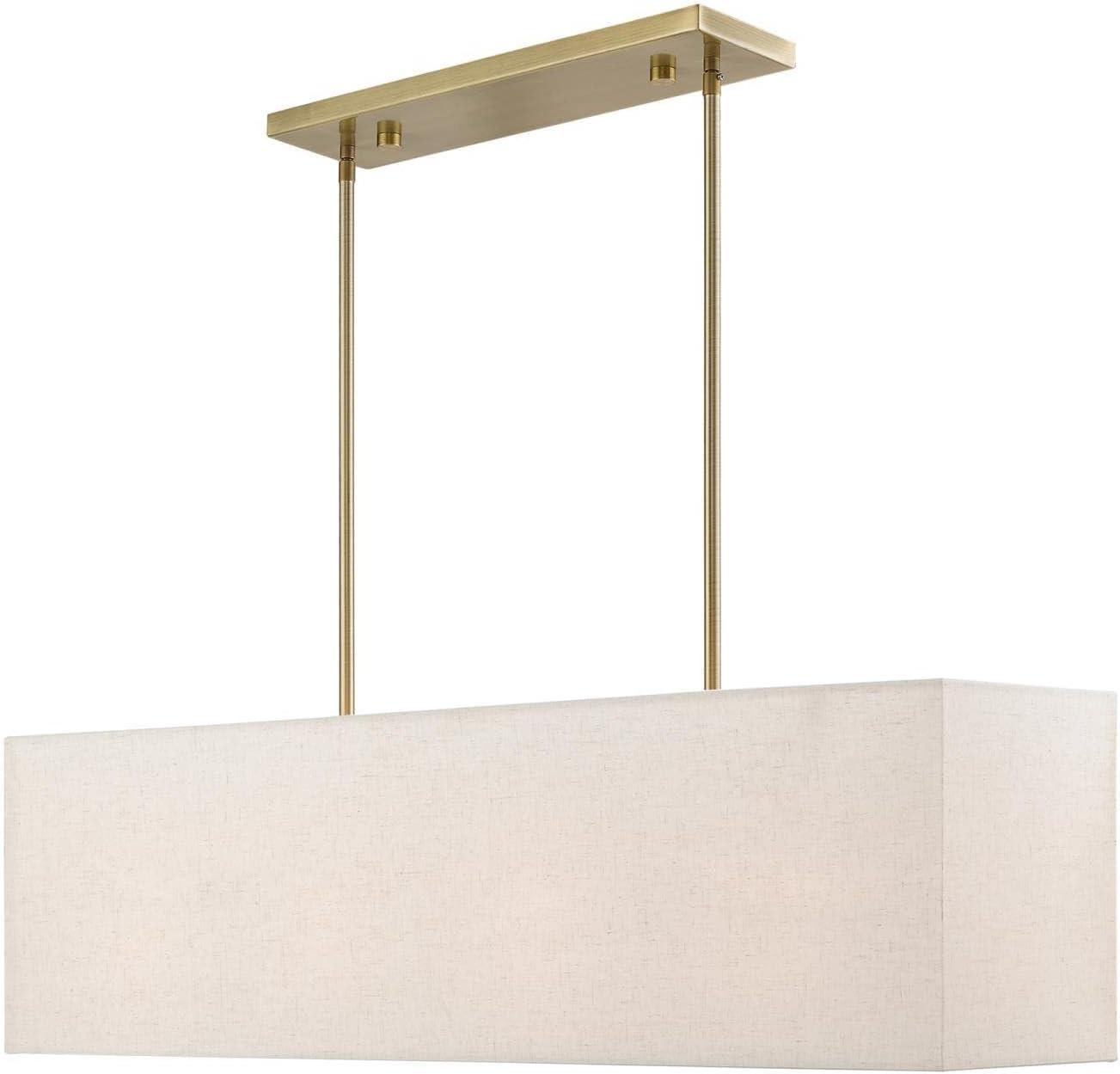 Livex Lighting Summit 4 - Light Chandelier in  Antique Brass