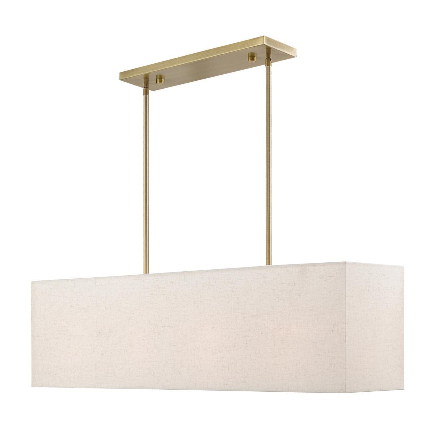 Livex Lighting Summit 4 - Light Chandelier in  Antique Brass
