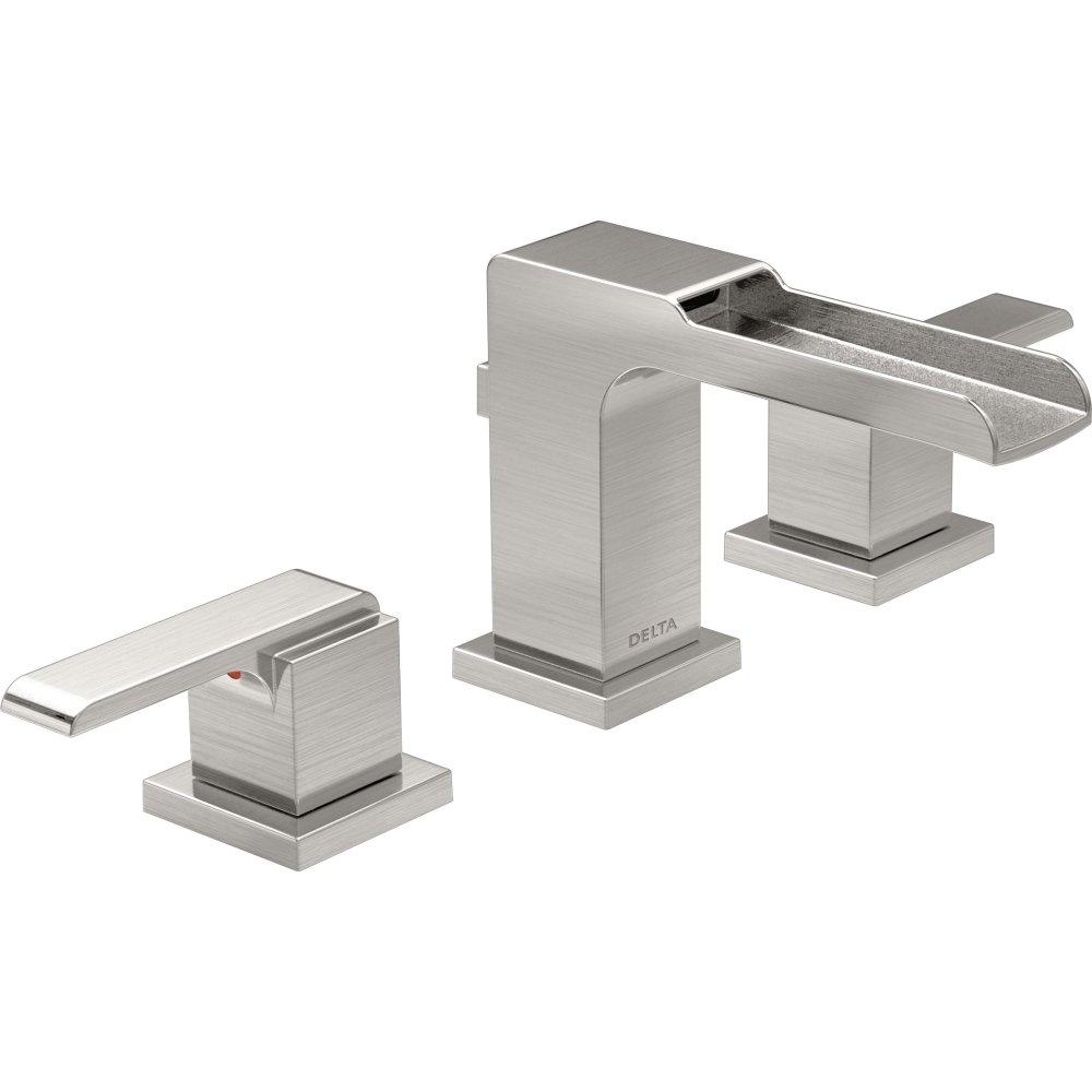 Ara Widespread Bathroom Faucet with Drain Assembly and DIAMOND Seal Technology