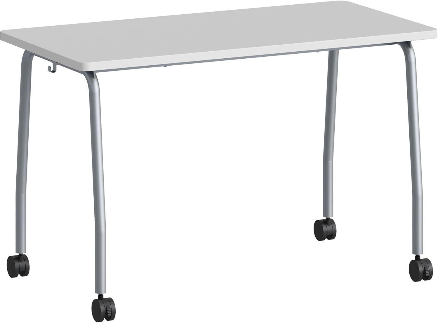 Rectangle 2 Person 23.63'' L Training Table with Casters