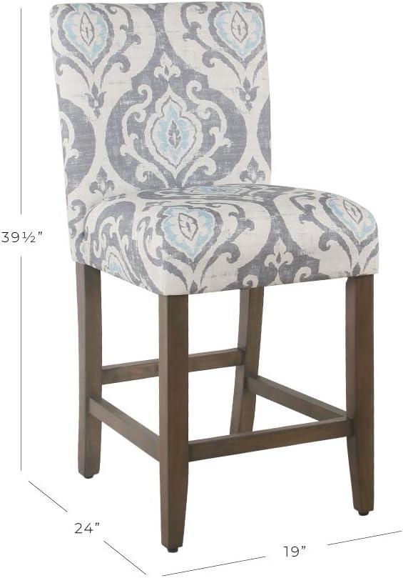 24" Upholstered Counter Height Barstool - HomePop