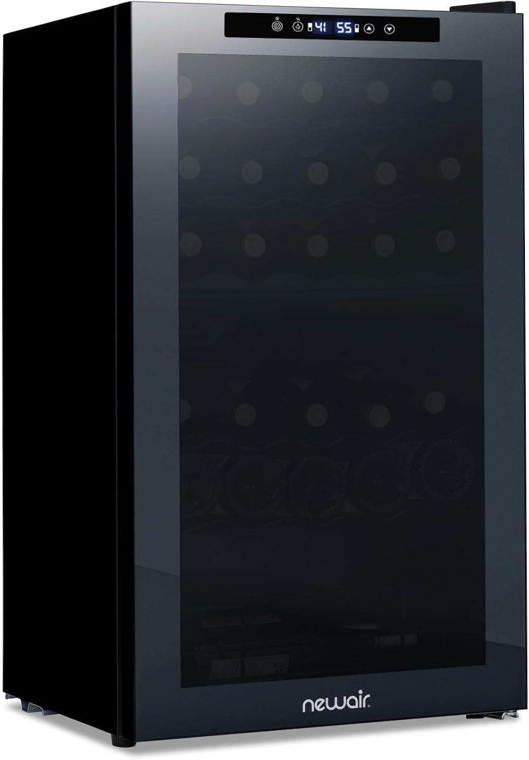 Newair 33 Bottle Single Zone Freestanding Wine Refrigerator