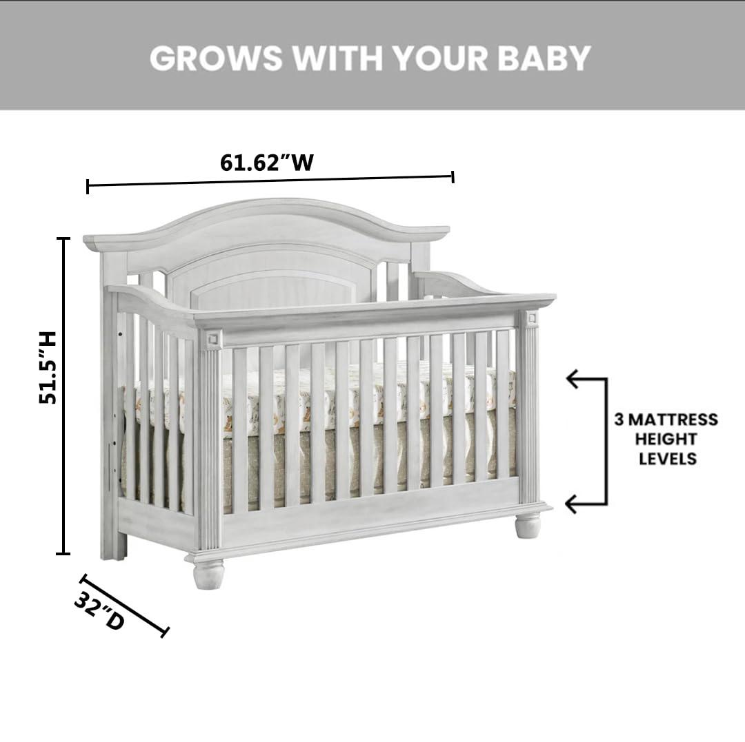 Oxford Baby London Lane London Lane 4 In 1 Convertible Crib
