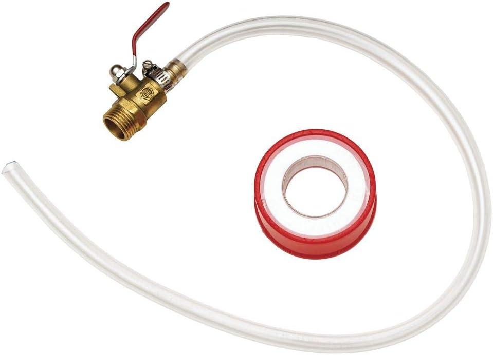 Hubert Rectangular Stainless Steel Tabletop Ice Display with Shut-Off Valve