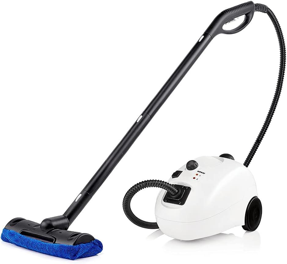 Dupray Home Steam Cleaner European Made Kills 99.99%* Bacteria Viruses for Disinfection and Cleaning Flooring, Cars, Tile, and More