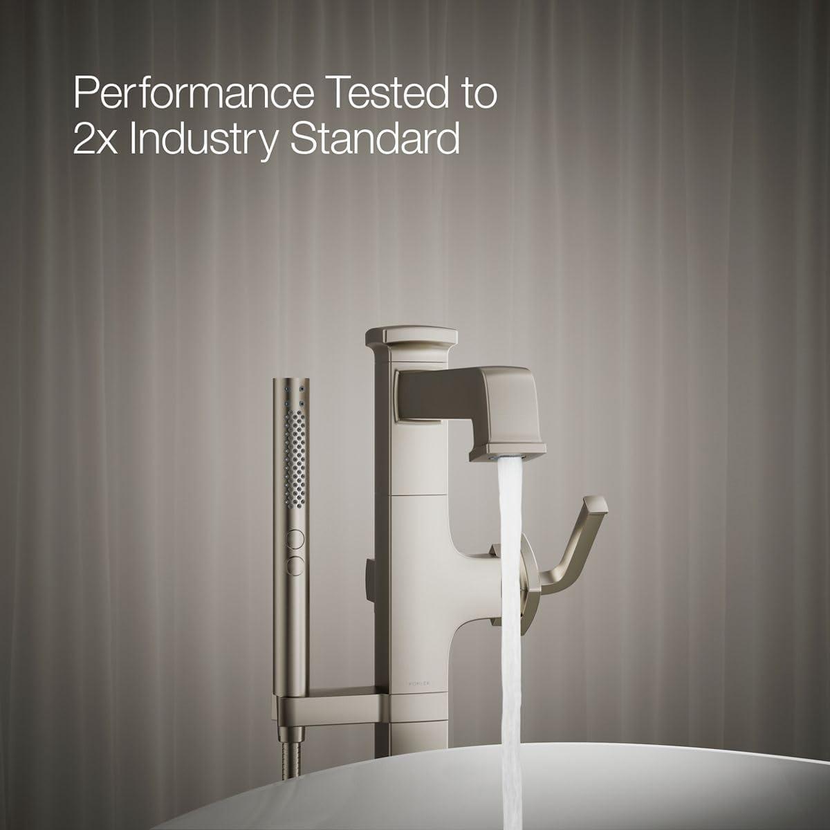 Riff Floor-Mount Bath Filler Trim