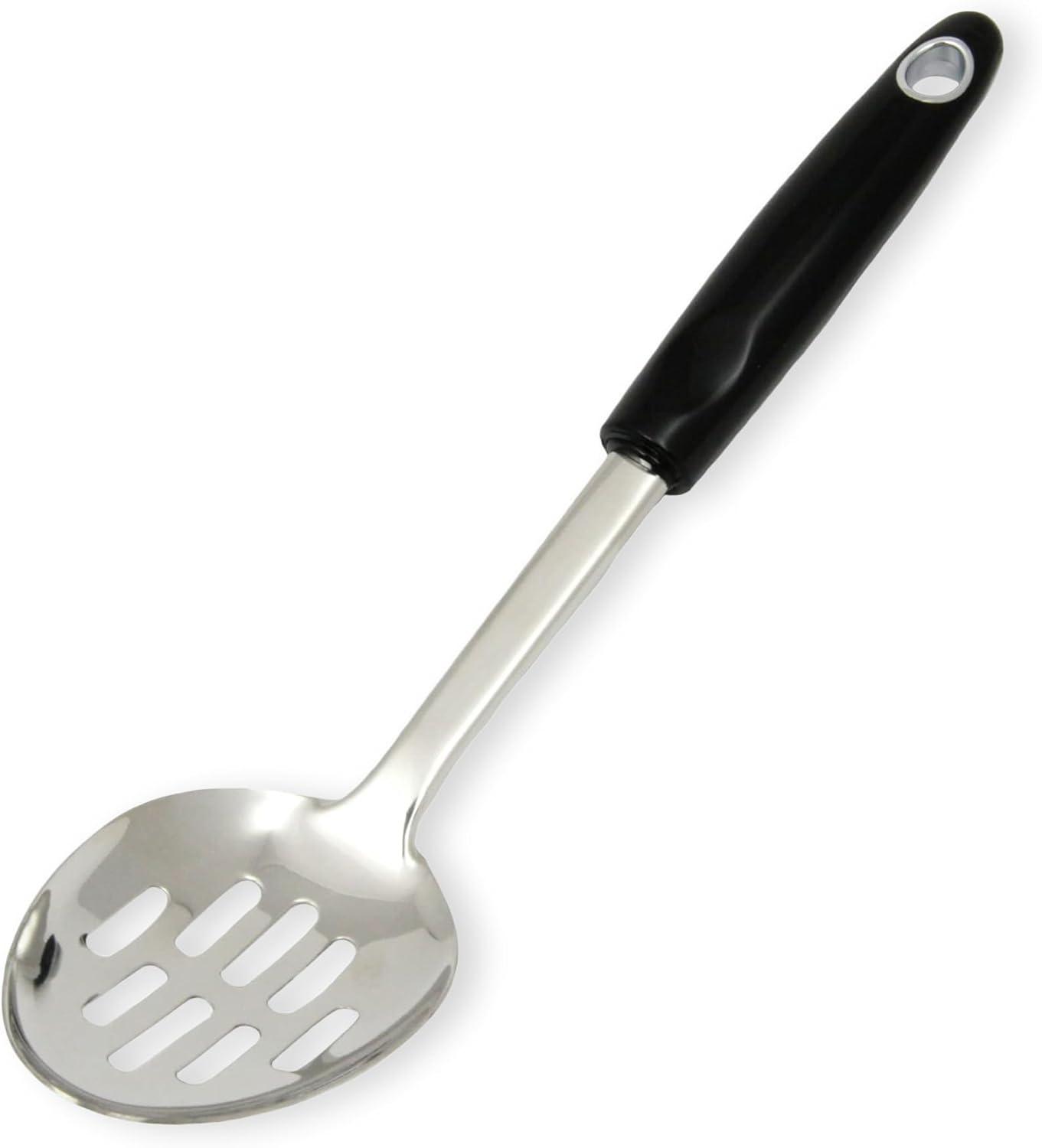 Chef Craft Heavy Duty Slotted Spoon, 12 inch, Stainless Steel