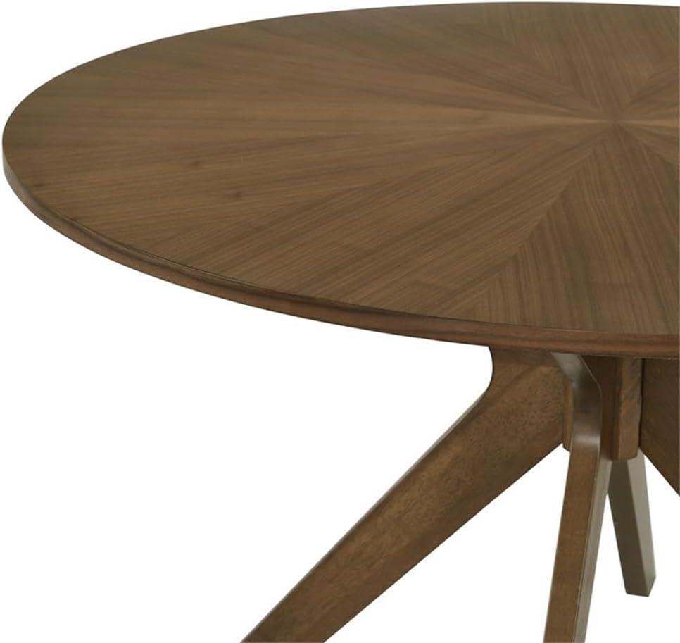 Wynden Standard Height Dining Table Walnut - Picket House Furnishings: Mid-Century, Tapered Legs, Seats 4