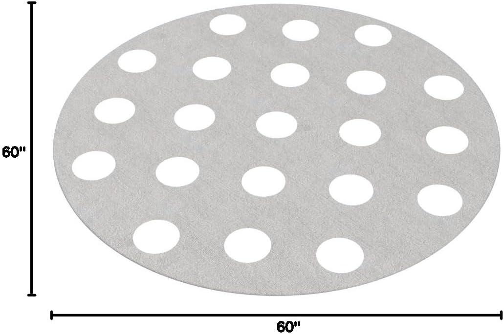 Safavieh Kids Polka Dots SFK904 Hand Tufted Indoor Area Rug - Grey/Ivory - 5' Round - Safavieh