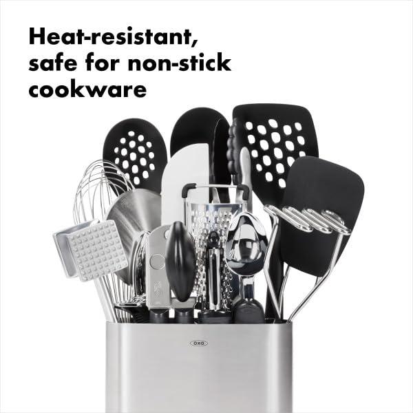 OXO Good Grips 15-Piece Everyday Kitchen Utensil Set  Silver