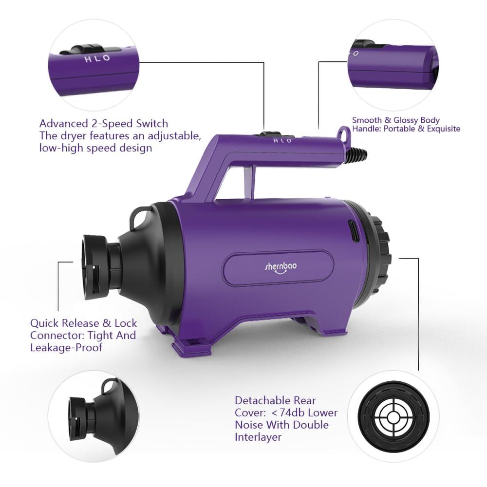 shernbao High Velocity Car & Motorcycle Dryer Blower for Auto Detailing and Cleaning Dusting