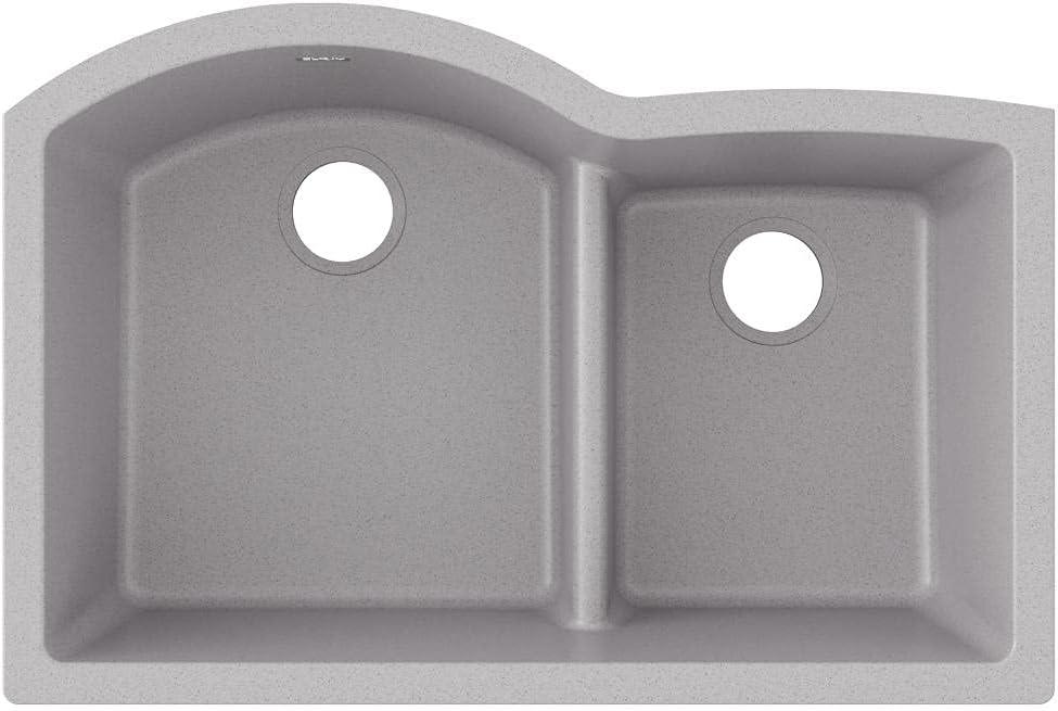 Quartz Classic 33" x 22" x 10" Double Basin Undermount Kitchen Sink