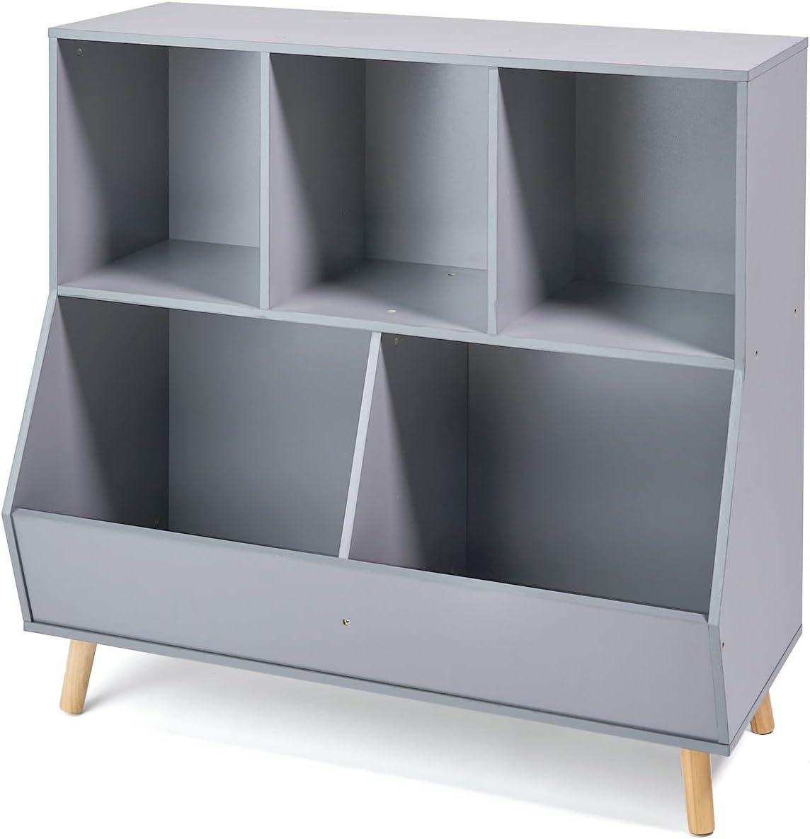 5-Bin Storage Cubby With Feet