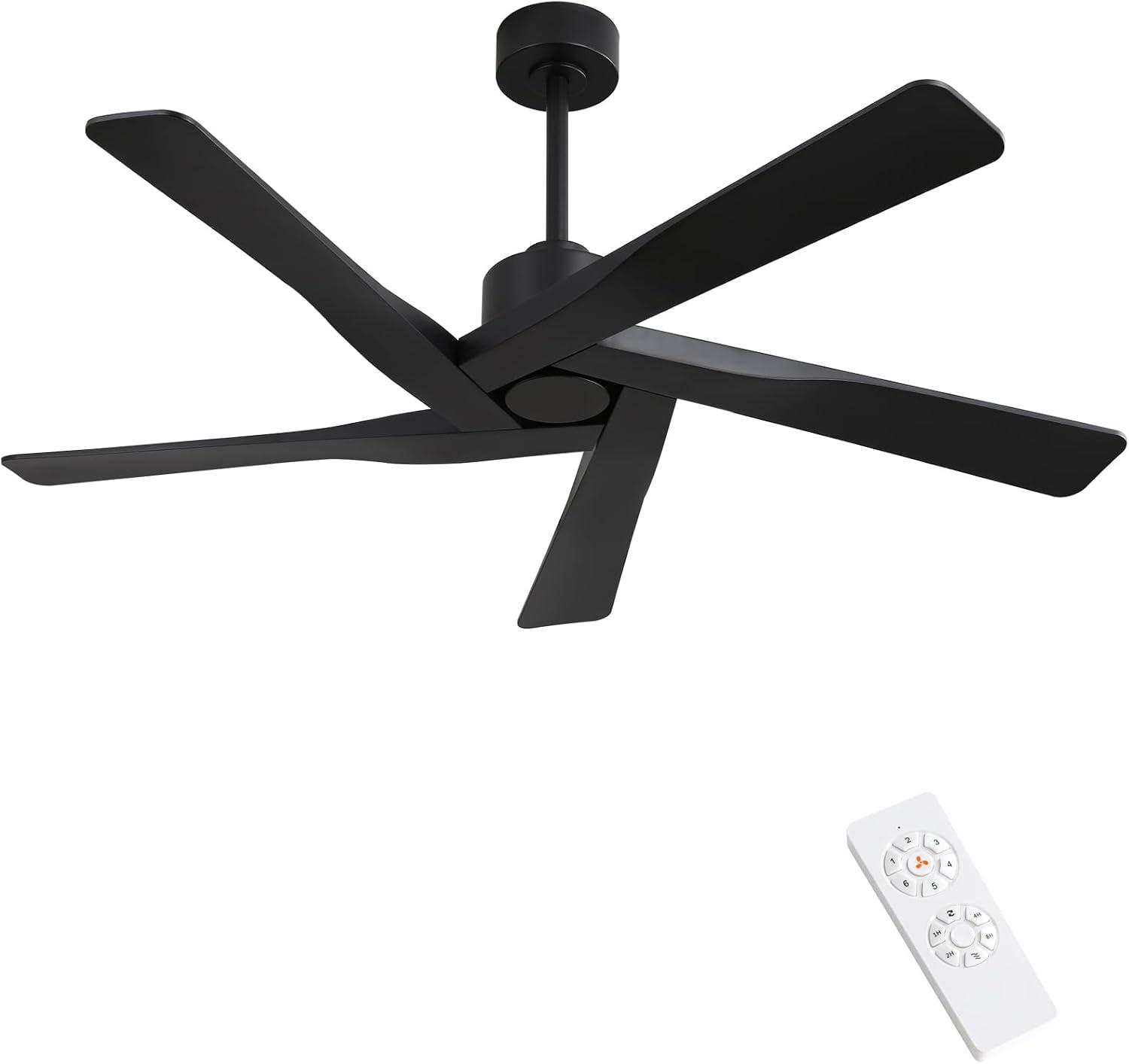 5-ABS Blades Indoor Ceiling Fan without Light